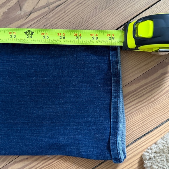 Lucky Brand High Rise Boot Bridgette Indigo Denim Dark Wash Jeans - Picture 9 of 11